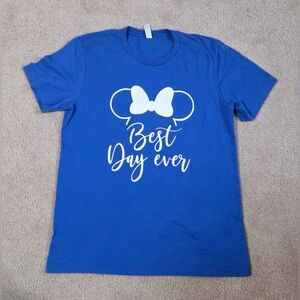 Women’s Size Medium Disney T-Shirt Royal Blue